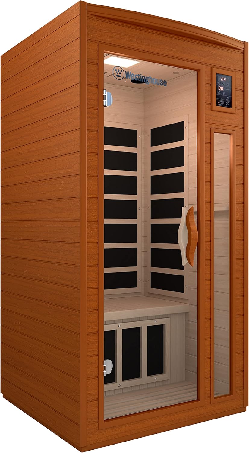 Vinklet view of the Westinghouse Infrared Sauna