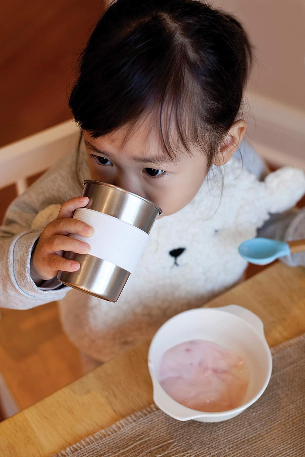 Red Rover Stainless Steel Colorful Kids' Cups with Silicone Sleeves, Set of 4, 10 ounce, Multicolored - Image 8