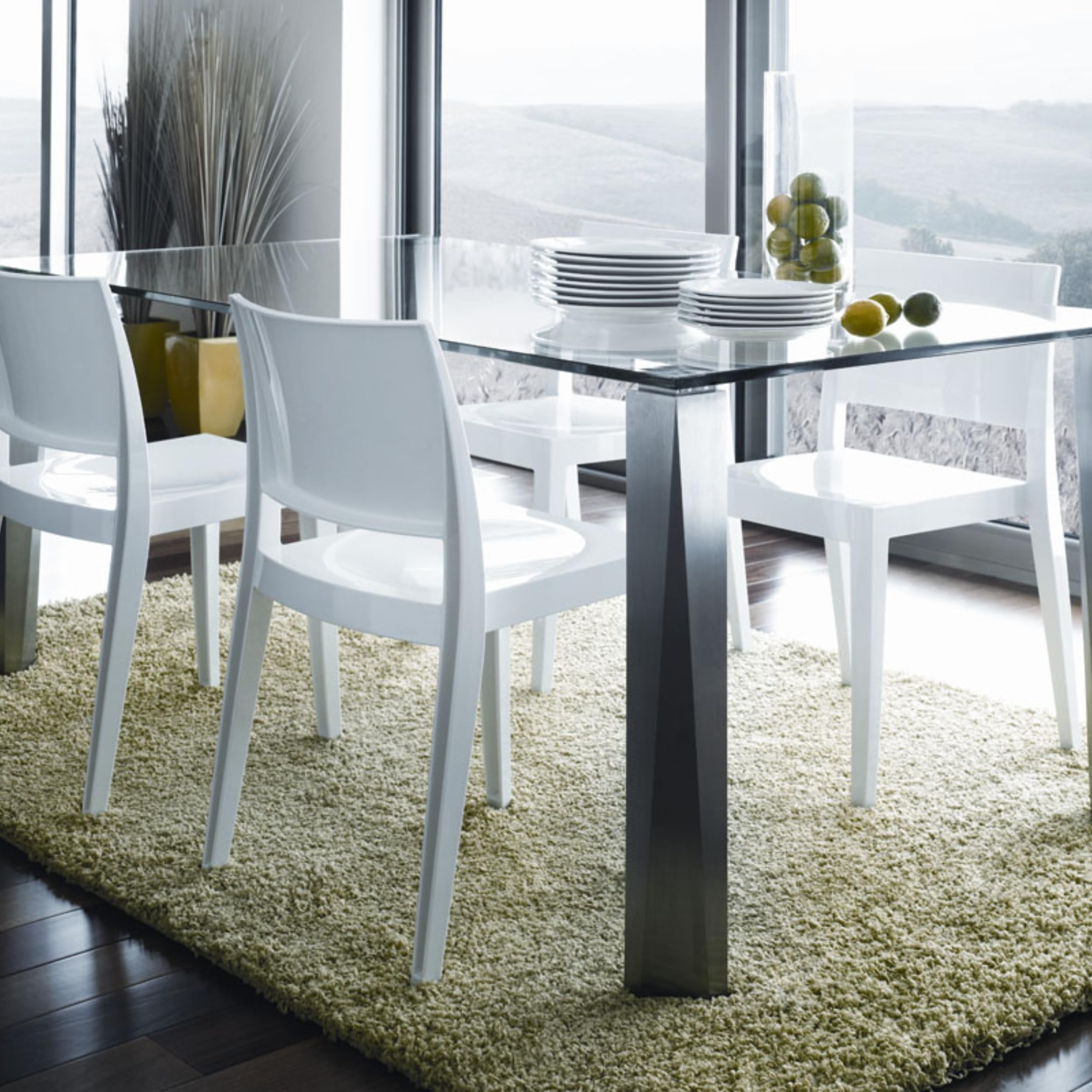 PAPATYA Stühle Esszimmer – Küchenstühle 1er Set & Küchenstuhl Design – Stapelstühle Esszimmer – Esstisch Stühle aus Kunststoff – Belastbar bis 200 kg – Für Terrasse, Balkon & Garten – Innen & Außen