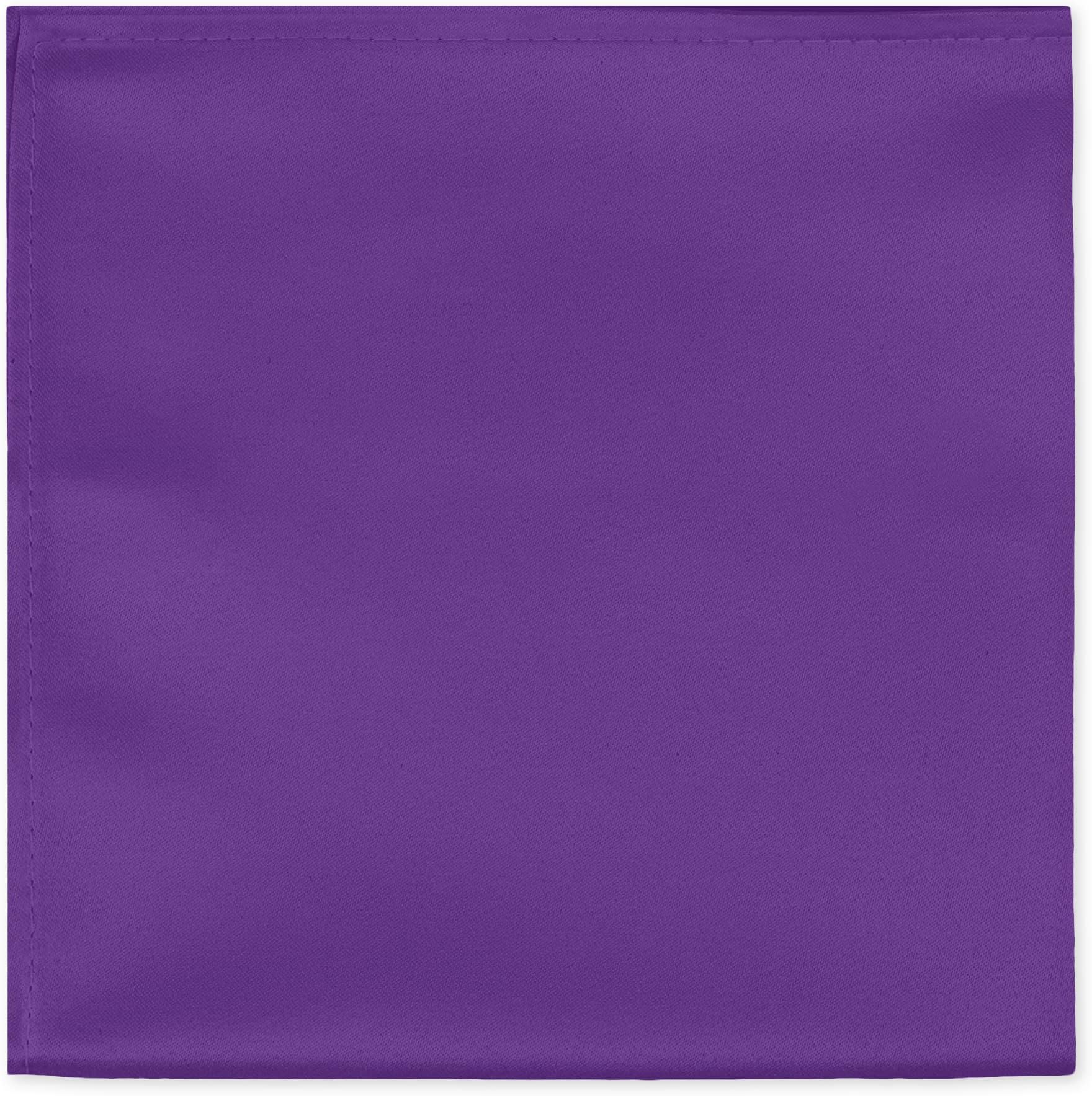 Men's Pocket Square Solid Color Handkerchief