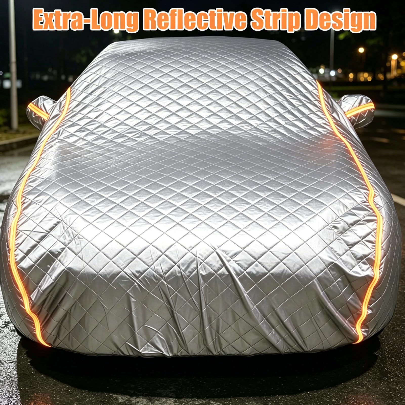 Bache Voiture Anti-grêle pour Ferrari 550 Maranello(1996-2002),Housses Auto Protection Exterieur, Coupe-Vent, Anti-Poussière, Anti-Salissure, Anti-UV, avec Bandes Réfléchissantes