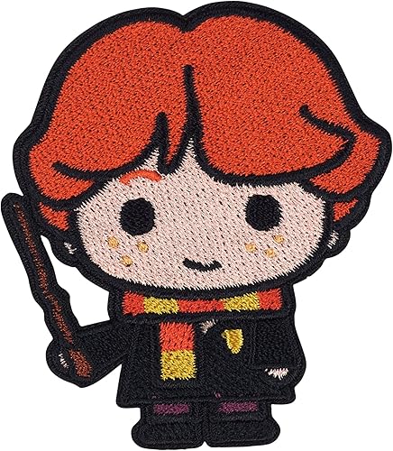 Miniatura 2 de Simplicity Chibi Harry Potter Ron Weasley - Parche termoadhesivo para ropa, chaquetas y mochilas, 2.75 pulgadas de ancho x 3.125 pulgadas de alto