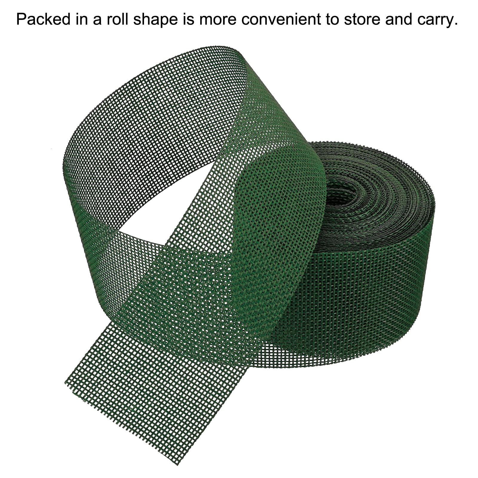 PATIKIL 2 Inch Wide 11 Yards Burlap Fabric Ribbon, Jute Crafts Roll Wrapping for Party Home DIY Wrapping Decoration Green - Image 3