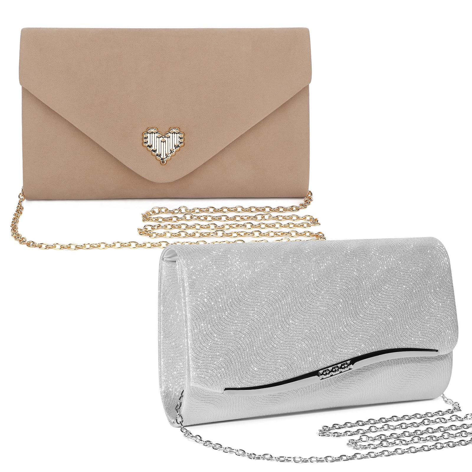 UBAYMAXEvening Bag Clutch Purses for Women Lady Handbags Crossbody Bag Wedding Bag for Prom Party Wedding Engagement Bride