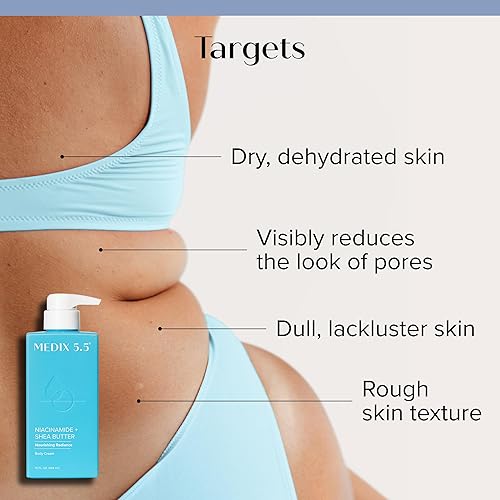 Miniatura 121 de Medix 5.5- Crema facial c/vitamina C + Crema corporal enriquecida c/cúrcuma/vitamina E/jengibre p/rescate piel seca. Humectante, reafirmante e 1