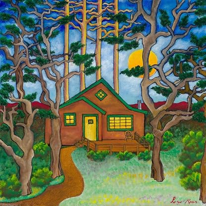 House in the Woods por Low Roar, capa do álbum
