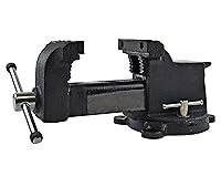 Vista 9 de Yost Vises 904-AS Tornillo de Banco Combinado de Acero Completo Ancho de Mordaza de 4 Pulgadas para Tubo y Banco Agarre Seguro con Base