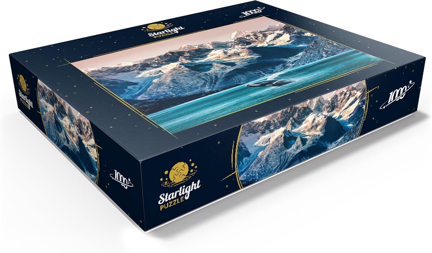 MyPuzzle Alaska Whales - Premium 1000 Piece Jigsaw Puzzle - Made in USA