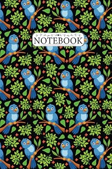 Bluebird Notebook Bluebird Lovers Blank Lined Journal Notebook for Women, Girls, and Kids