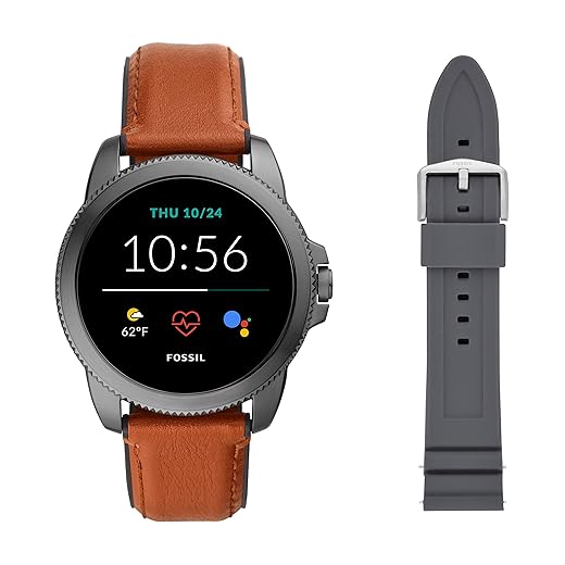 Fossil Touchscreen (Model: FTW4055) with 22mm Silicone Watch Band (Model: S221306)