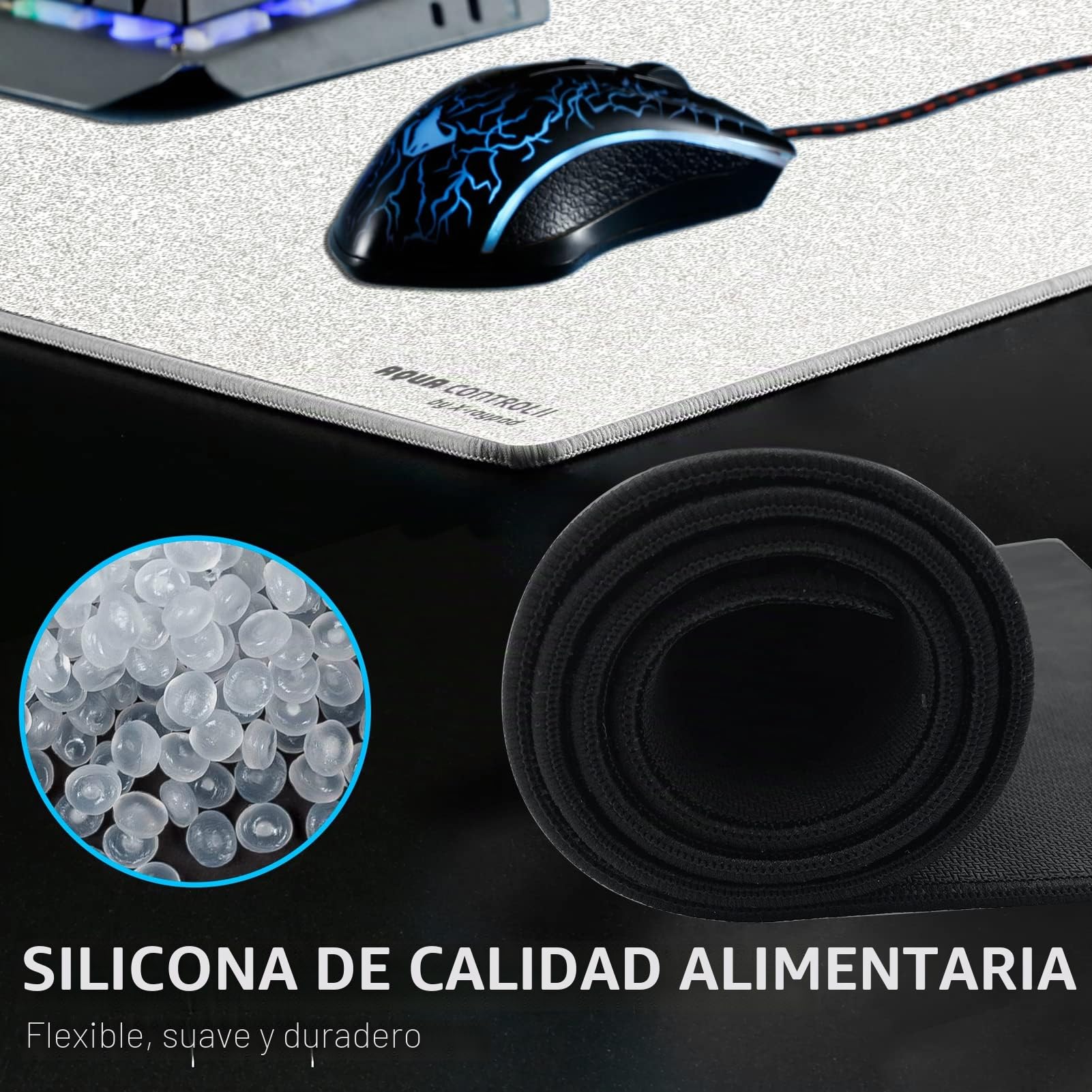 Alfombrilla de ratón para Juegos X-Raypad Aqua Control 2 AC2, Ultra Alta precisión con Velocidad Capacidad de Control, diseñada para Jugadores Fps con Bajos requisitos de dpi
