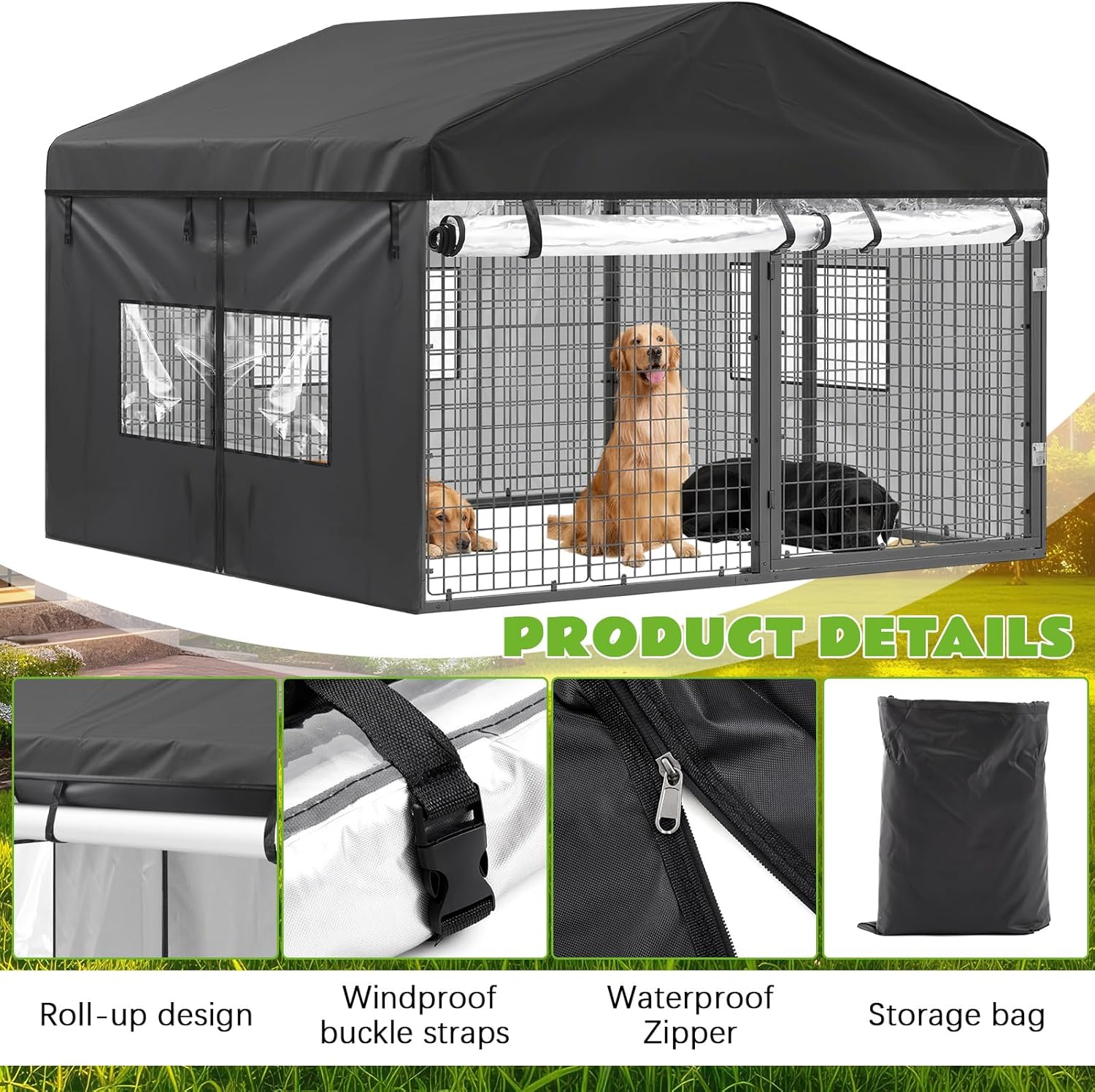 Ultimate Shelter: Review of the Outdoor Dog Kennel Cover for Year-Round Protection