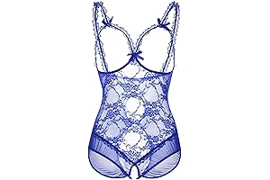 Open Bust Plus Size Teddy: Sultry and Empowering Lingerie