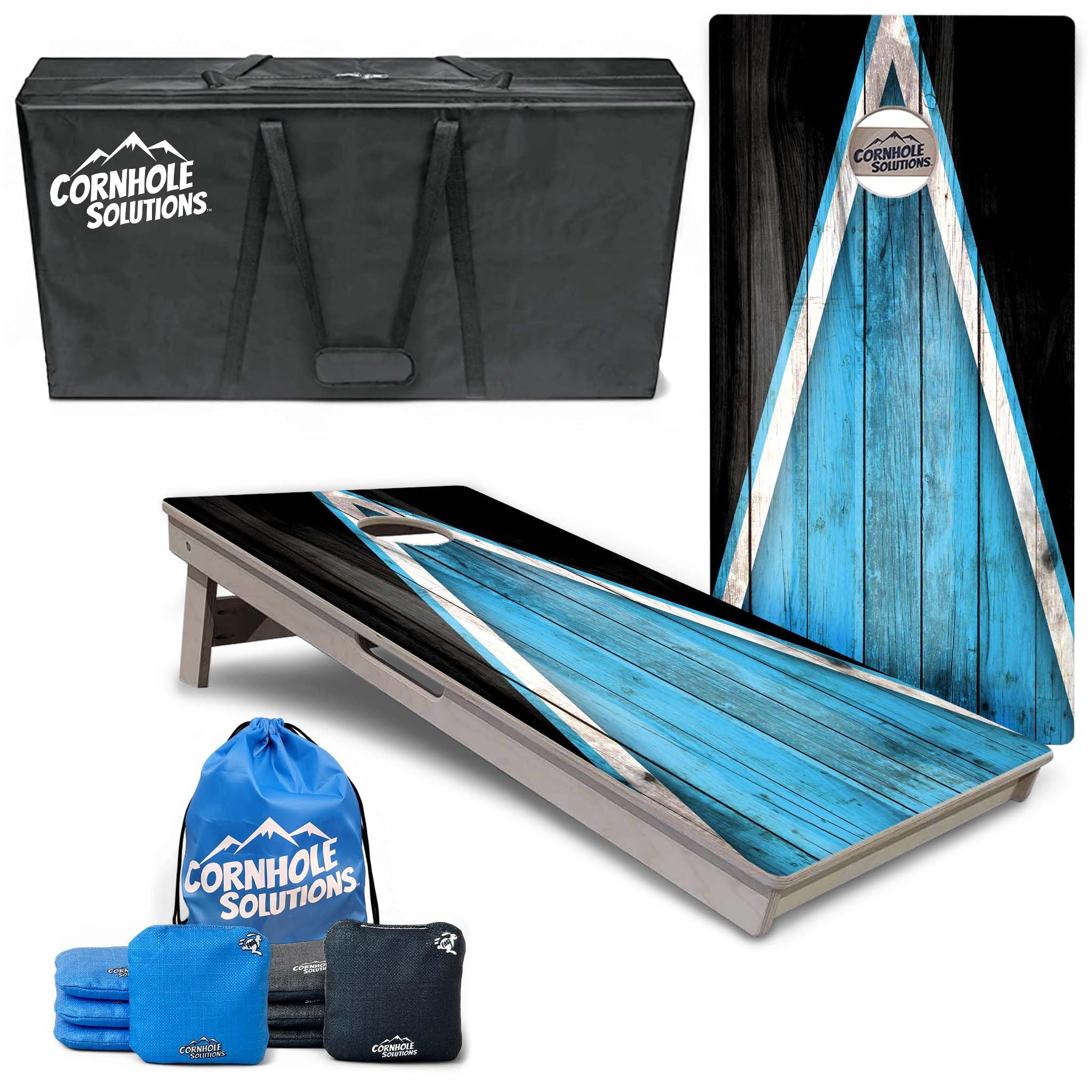 Cornhole Solutions Tournament Cornhole Bundle - Regulation 2'x4' Set 3/4