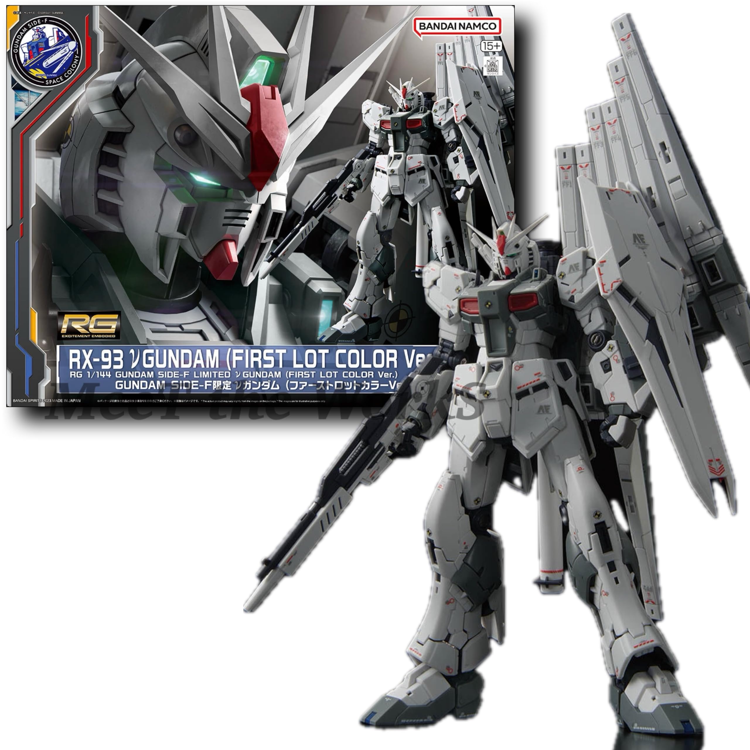 Amazon | 【RG】 1/144 SIDE-F限定 ν (ファーストロットカラーVer
