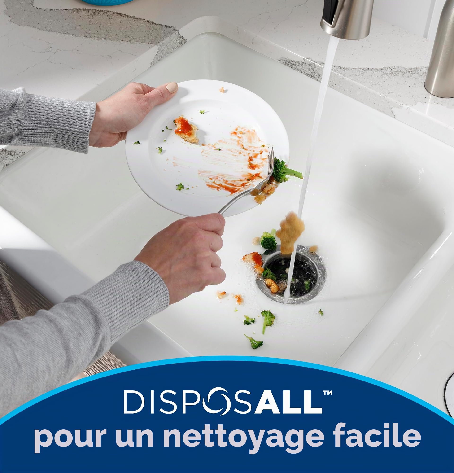 GE GFC525N Broyeur à Alimentation Continue 1/2 HP, Noir