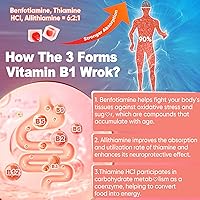 Vista 5 de Gomitas de complejo de vitamina B1 y vitamina B metilada, todas las vitaminas B, benfotiamina, tiamina e inositol, multivitaminas B1 B2 B6
