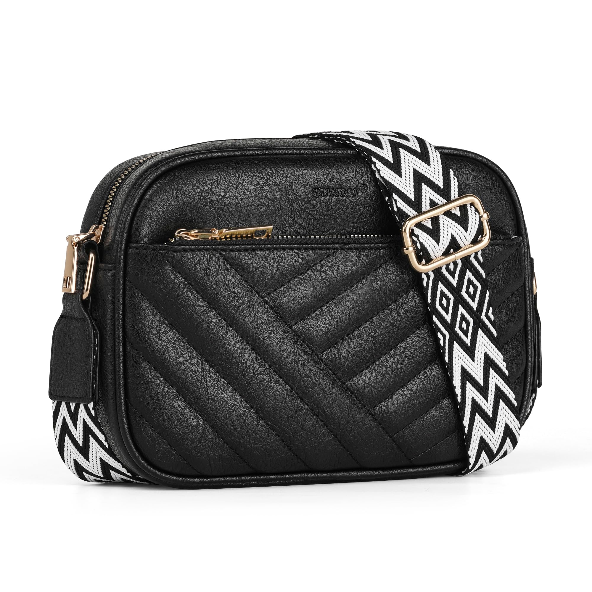 TANTOMI Small Crossbody Bags for Women Small Purses with Card Slots Phone Purse Wide Adjustable Strap