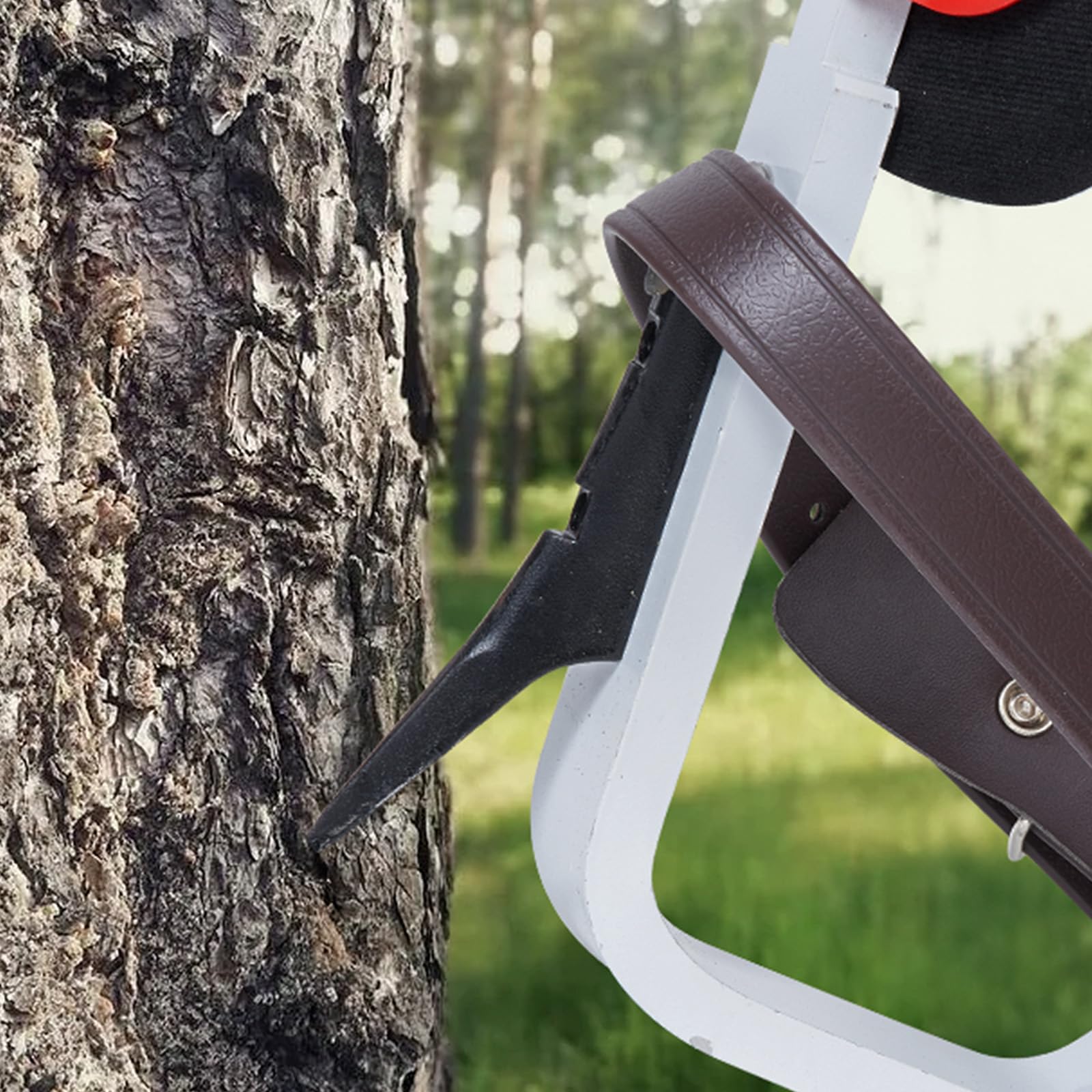 VEVOR 1 paire d'éperons d'escalade réglables en hauteur, capacité de charge de 158,8 kg avec sangles, équipement d'arboriste pour grimpeurs, chasse, cueillette de fruits