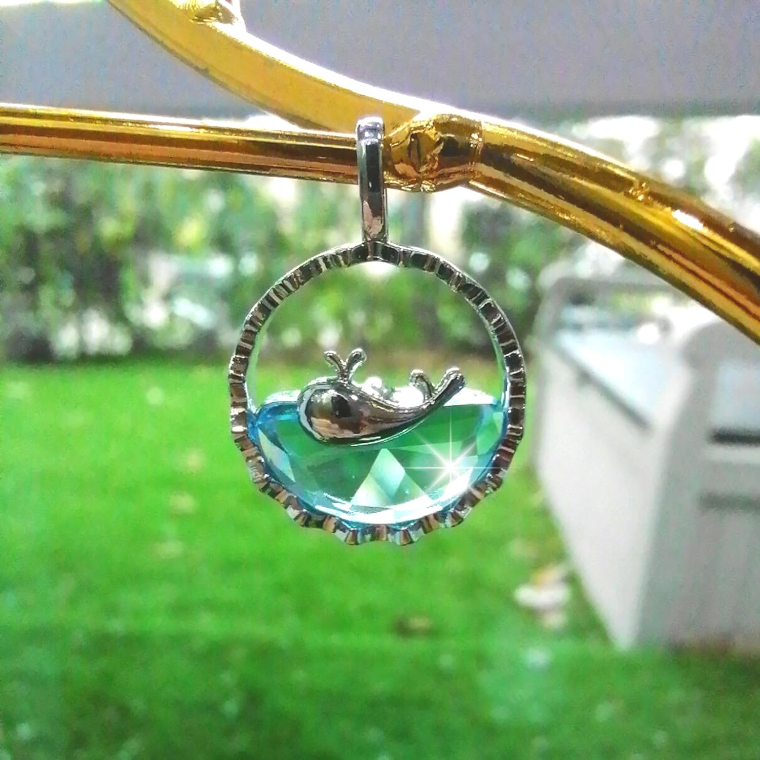 Whale Pendant Necklace, Sterling Silver, Blue Crystal, Sea Ocean Beach Lover, Beach Necklace, Cute Jewelry for Women Wife Mom Daughter Girlfriend - Image 8