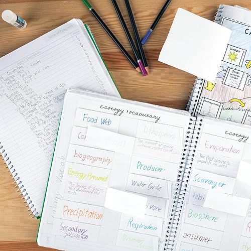 Miniatura 11 de Five Star Notetaking interactivo, 1 materia, cuaderno espiral con rayas universitarias, 100 hojas, 11 x 8-12 pulgadas, rojo (06270AB2)