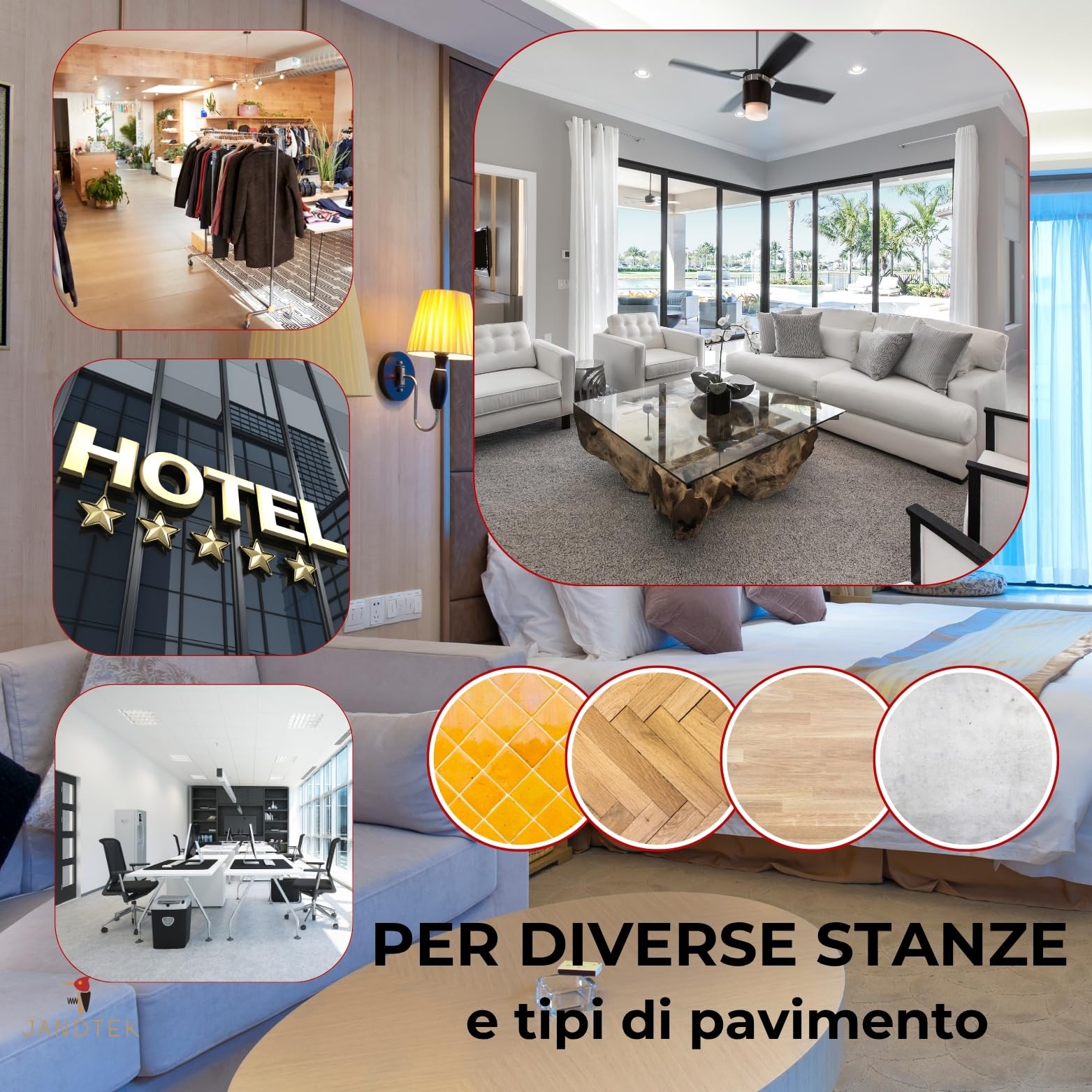 Fermaporta magnetico - Fermaporte da terra 4 pezzi - Fermoporta da pavimento adesivi - Blocca porta da pavimento bianco - Paracolpi porta