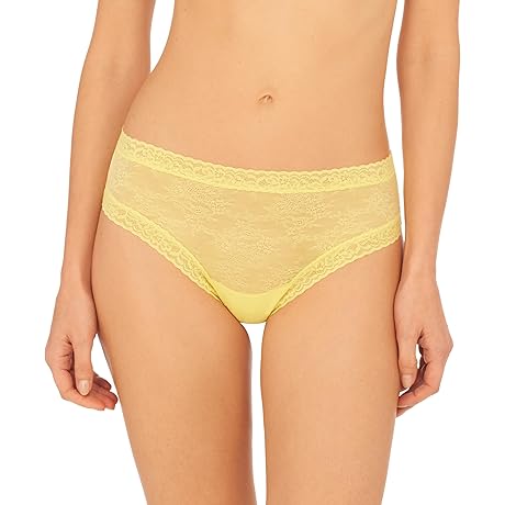 Women's Yellow Lace Thong