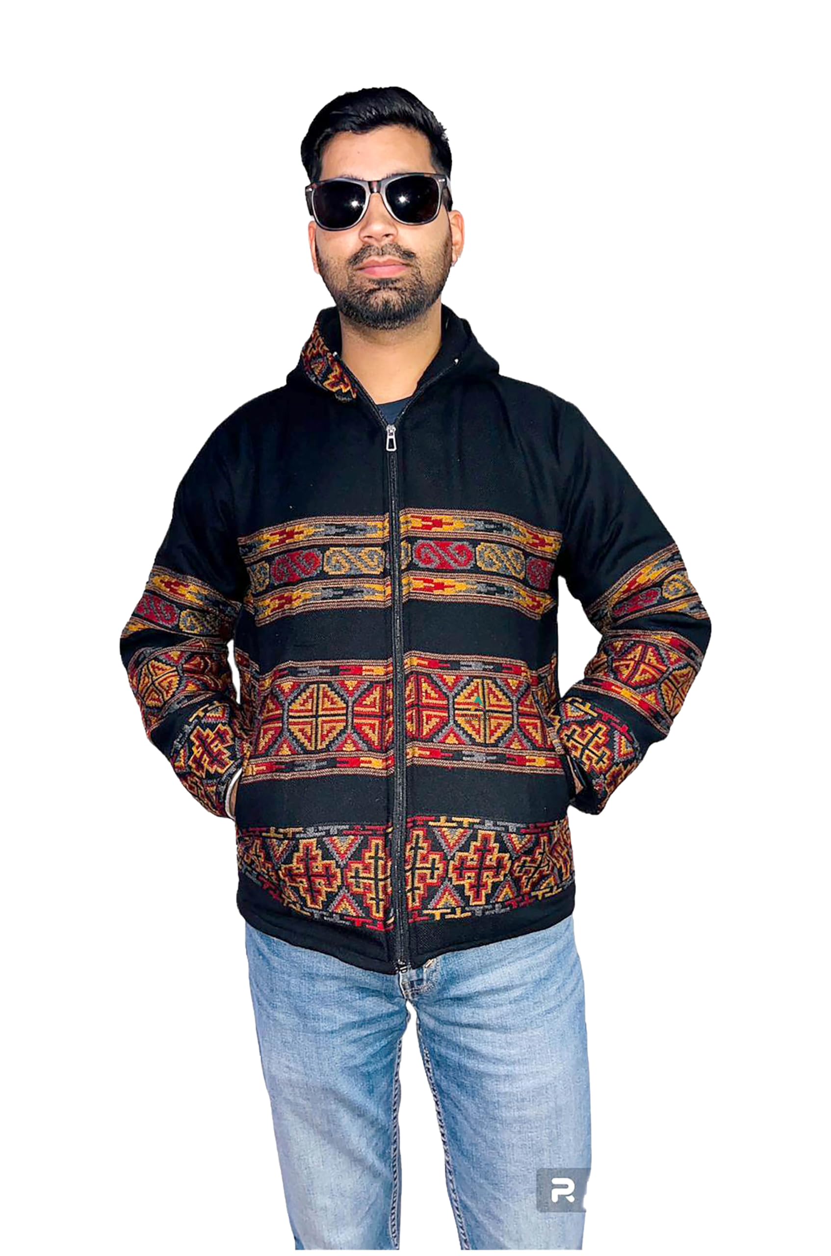 marukoRim.ark★Wool hoodie over CT marukoRim.ark☆Wool hoodie over CT Ark Fair Trade - Mens Cardigans