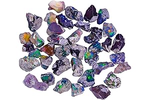 Raw Black Opal for Creative Rock Art