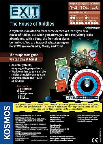 Miniatura 2 de Salida: La casa de acertijos | Salida: El juego: un juego de Kosmos para jugar en familia, juego de cartas basado en una experiencia de habitación