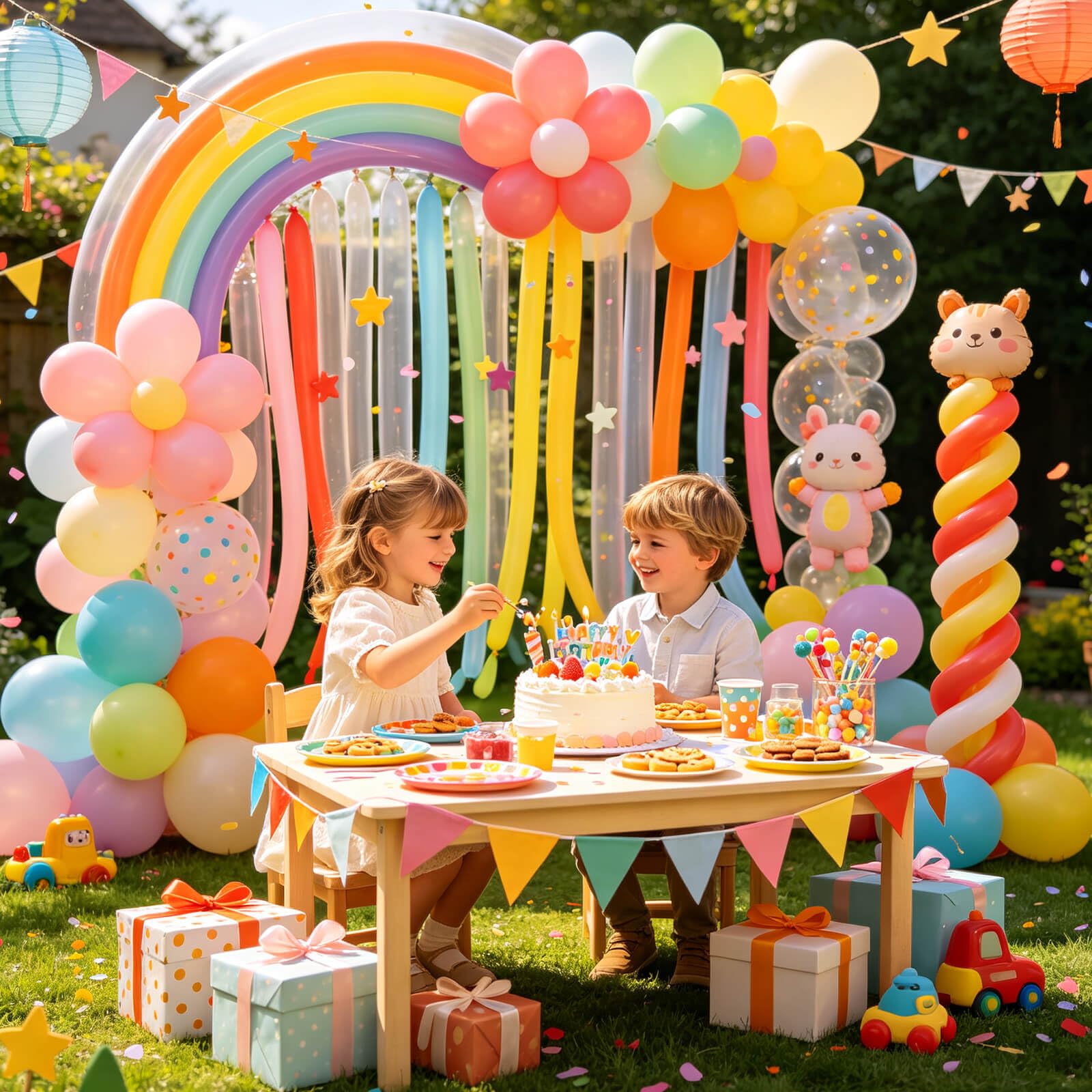 Clear Twisting Balloons - 100 Pack for Parties -2