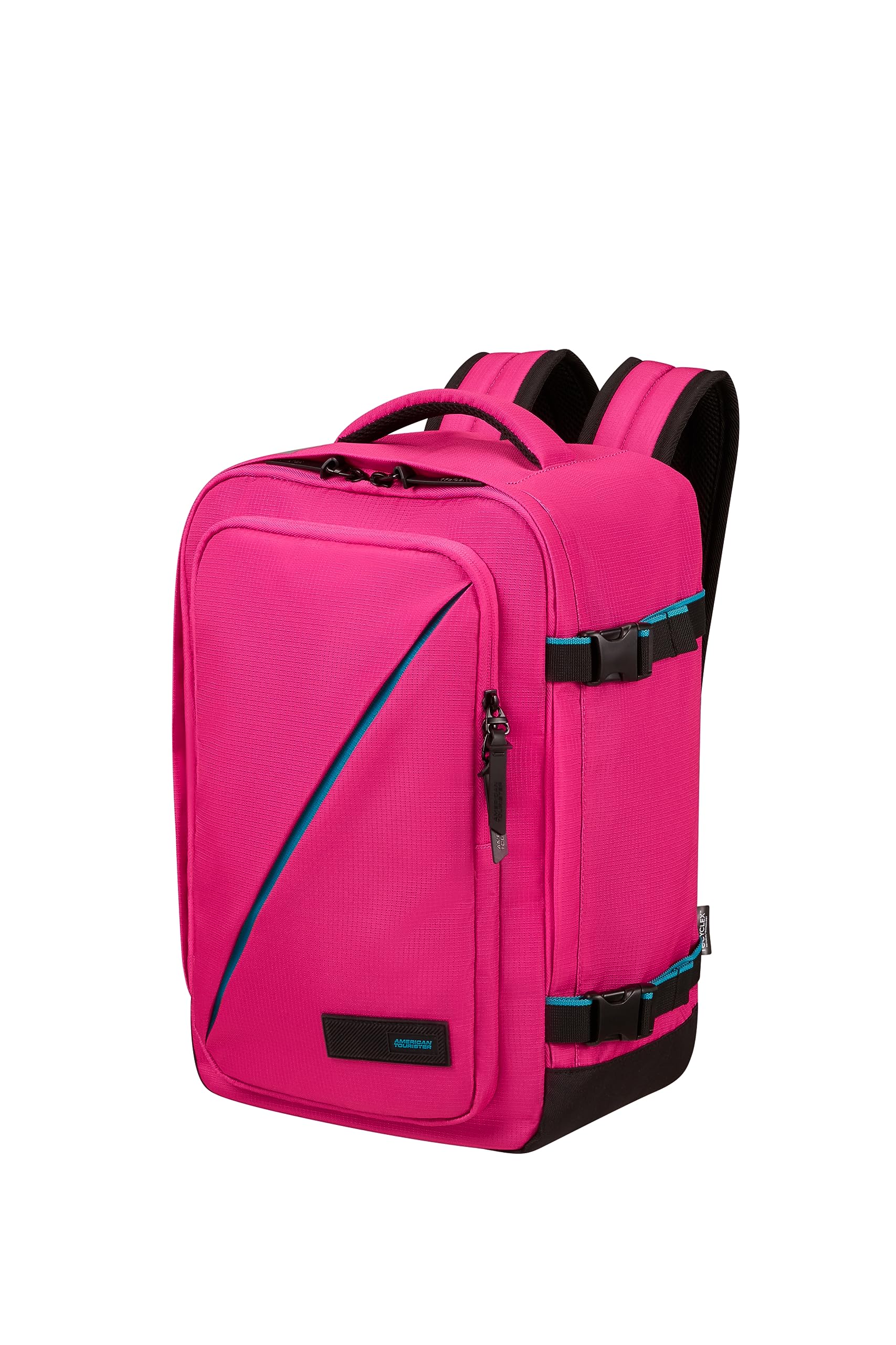 American Tourister Take2Cabin - Ryanair Cabin Bag 25 x 20 x 40 cm, 24 L, 0,40 kg, bagaglio a mano, backpack aeroplano S Underseater, rosa (sorbetto di lampone))