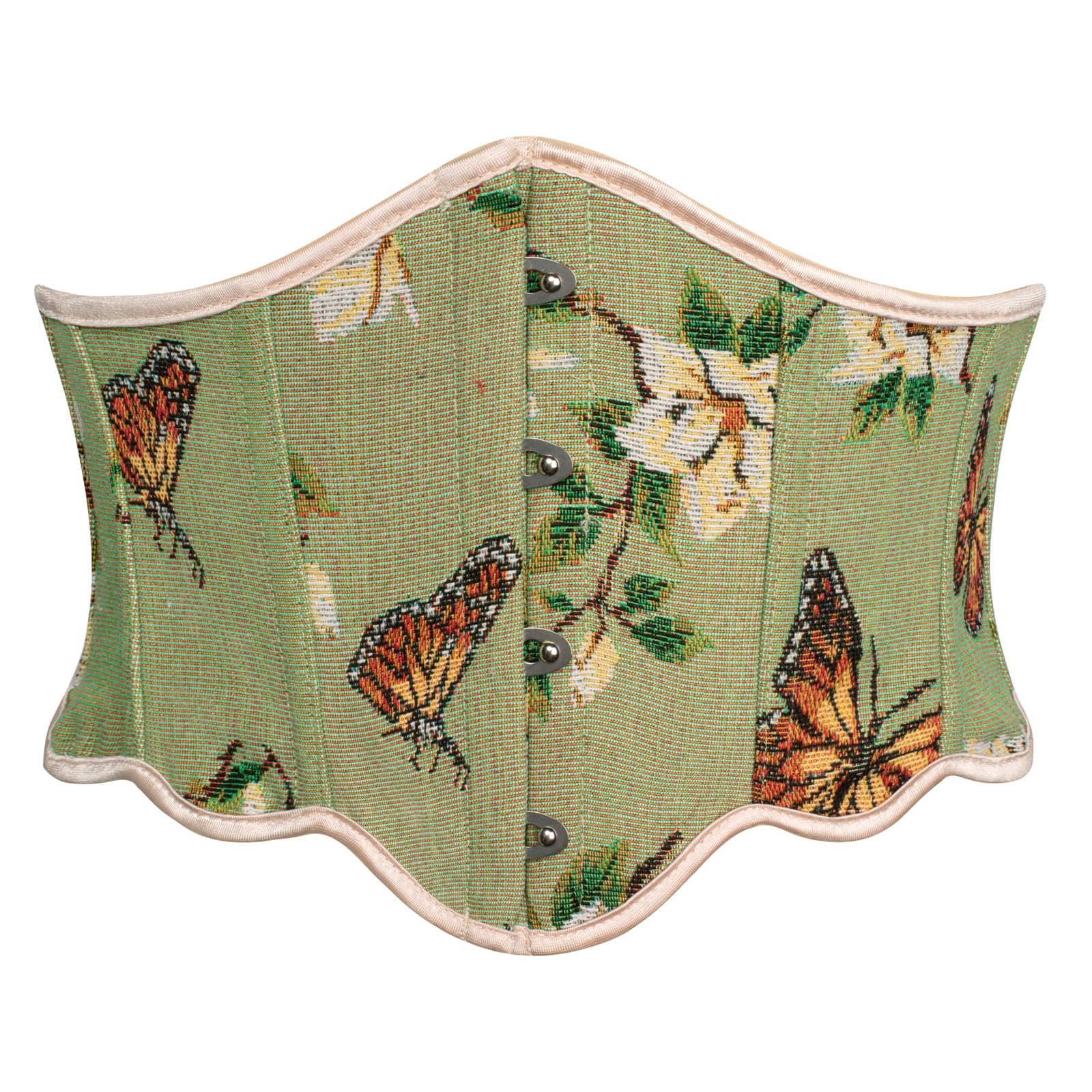 Scarlet Darkness Corset Belt for Women Vintage Renaissance Floral Underbust Corset