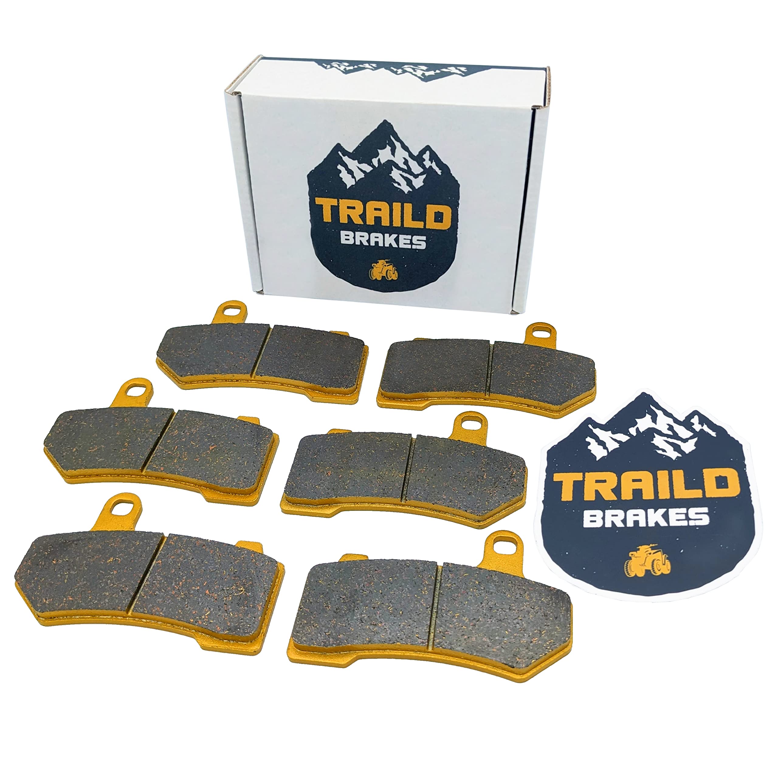 Traild Harley-Davidson V-Rod/Night Rod/Electra Glide/Street Glide/Road King/Ultra Glide/Road Glide 2006-2024 Ceramic Brake Pad Set Front & Rear