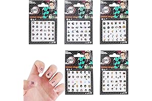 Demon Slayer Nail Art: Stunning Self-Adhesive Decorations for Anime Enthusiasts