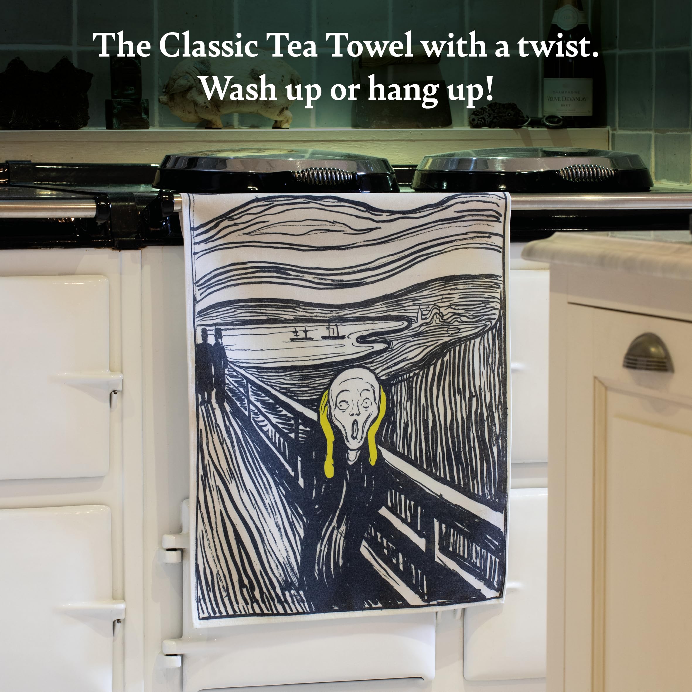 IF Dry Humour - Tea Towel - The After Dinner Scream, Pattern - Image 2
