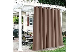 RYB HOME Outdoor Curtains: Perfect Sun Blinds for Patios and Porches