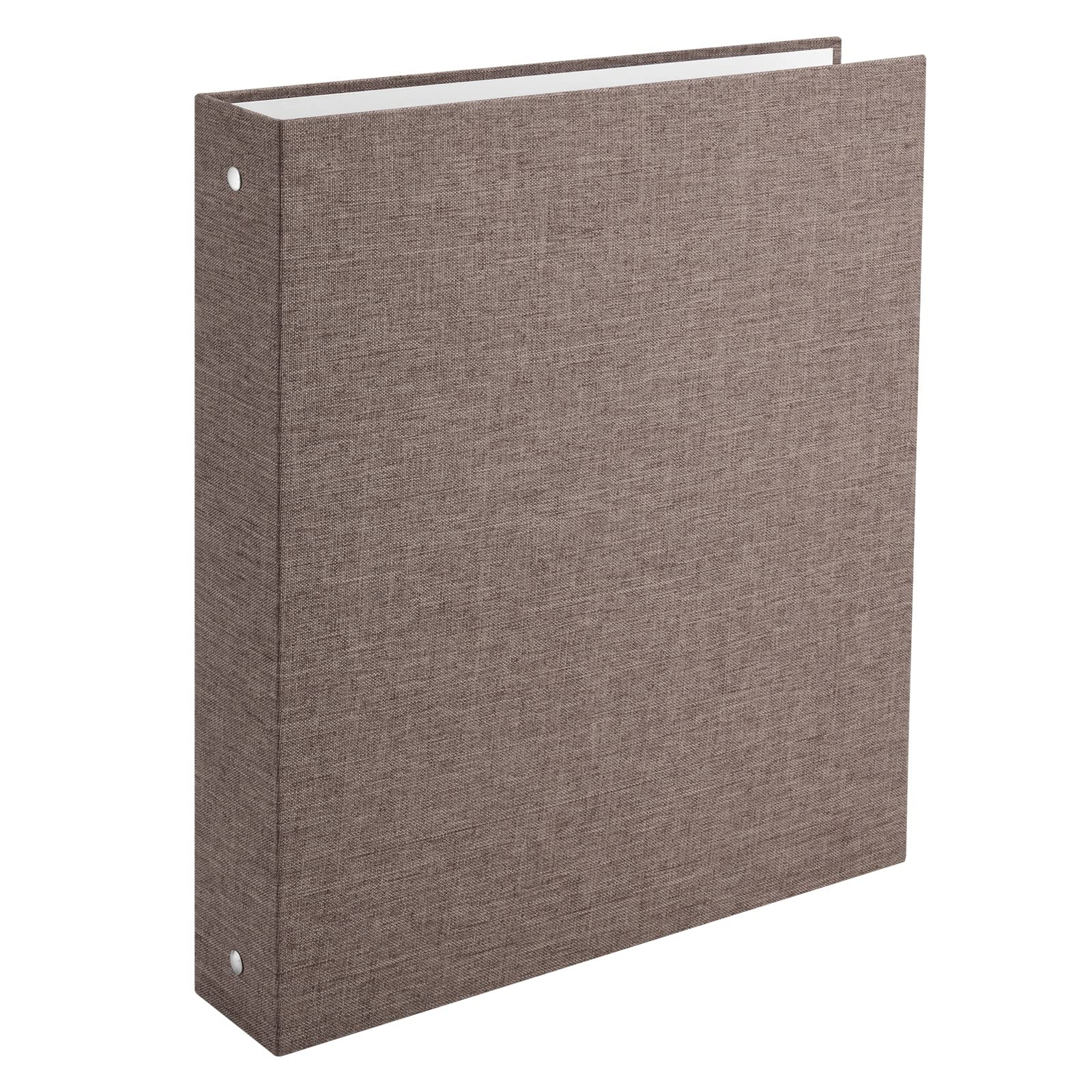 Homakover Raccoglitore a 3 anelli, formato A4, con rivestimento in tessuto, rotondo, resistente, per carta formato lettera a 3 fori, organizer decorativo, contiene 200 fogli 21,6 x 27,9 cm, ufficio e