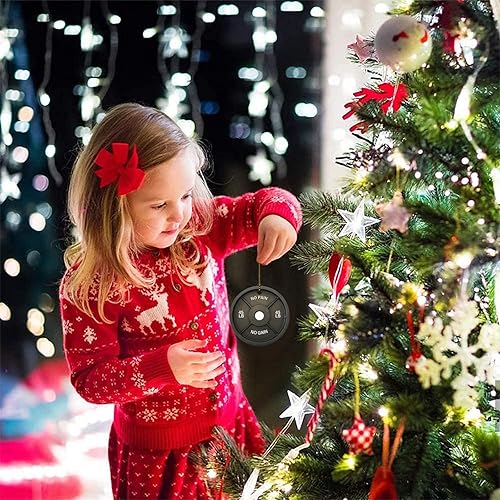 Vista 7 de Adorno redondo de Navidad divertido para gimnasio, mancuerna personalizable coleccionable de Navidad, recuerdo colgante de doble cara, recuerdos