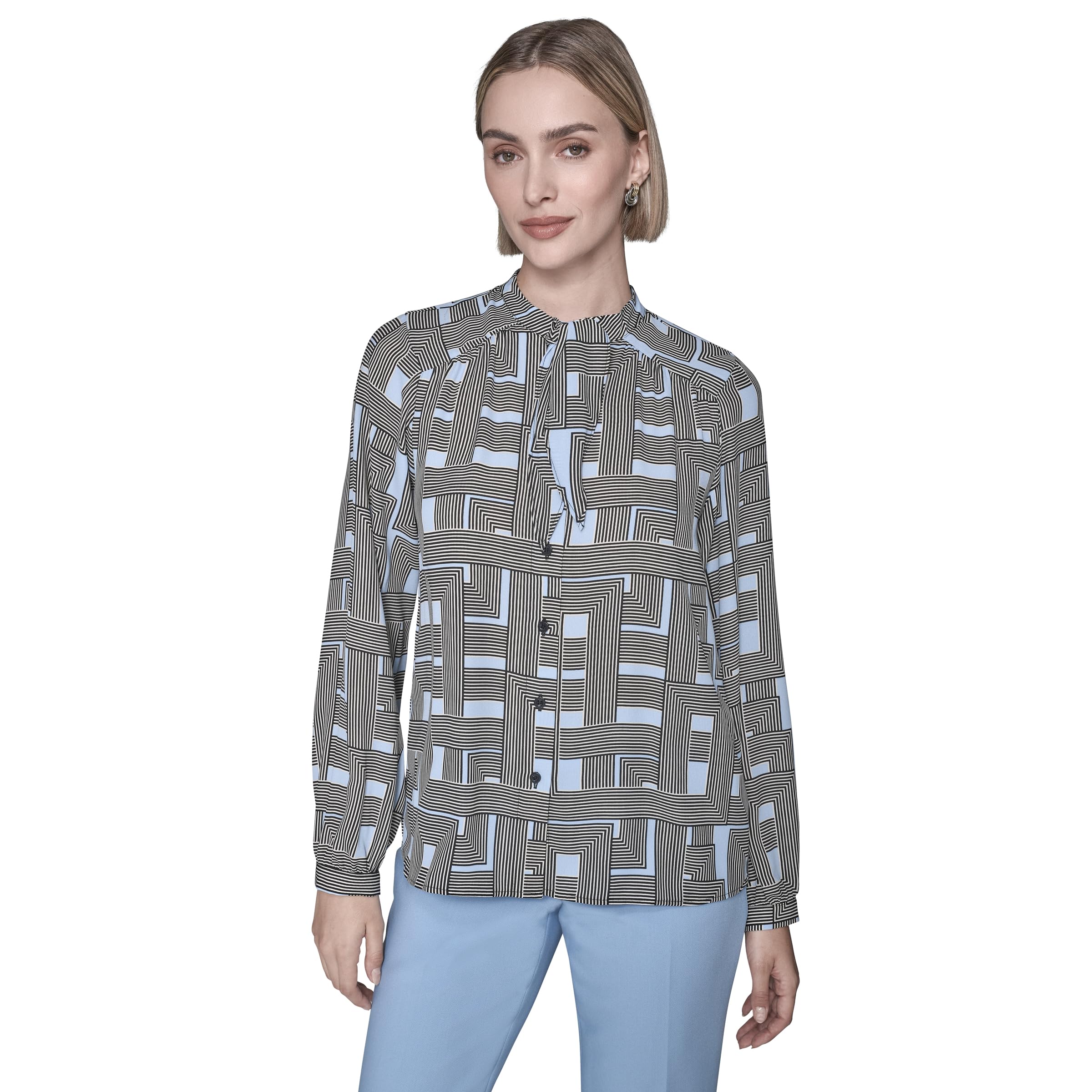 Karl Lagerfeld Soft Suiting Blouse