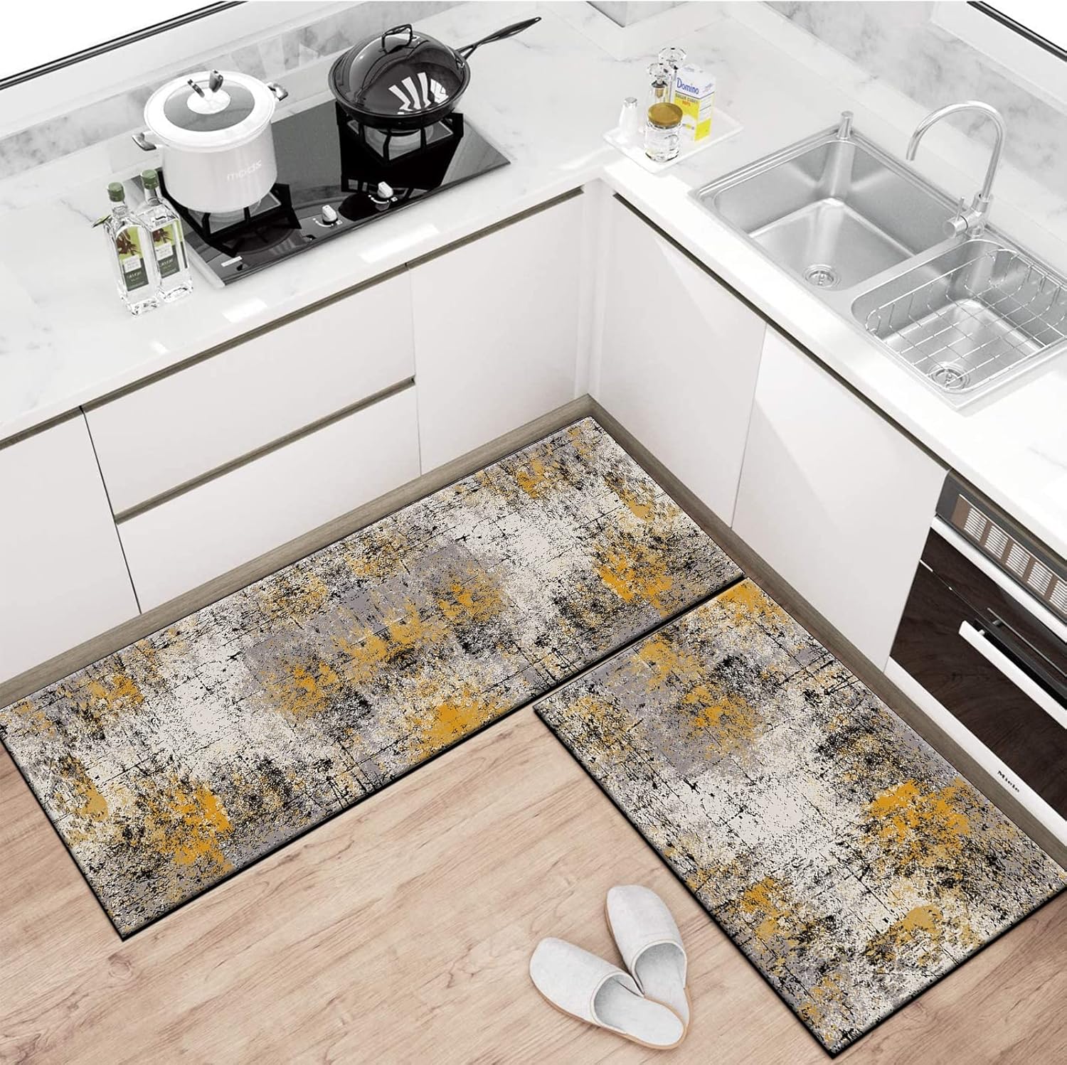 Stair Runner Carpet Non Slip 2'7"x4' Long Floor Carpet for Floor