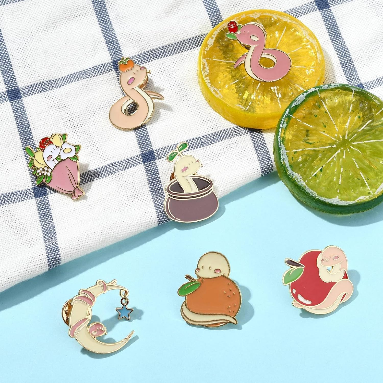 Assorted Cute Lapel Pins Funny Enamel Brooch Pins for Clothes Backpacks Hats Bags Jackets Decor