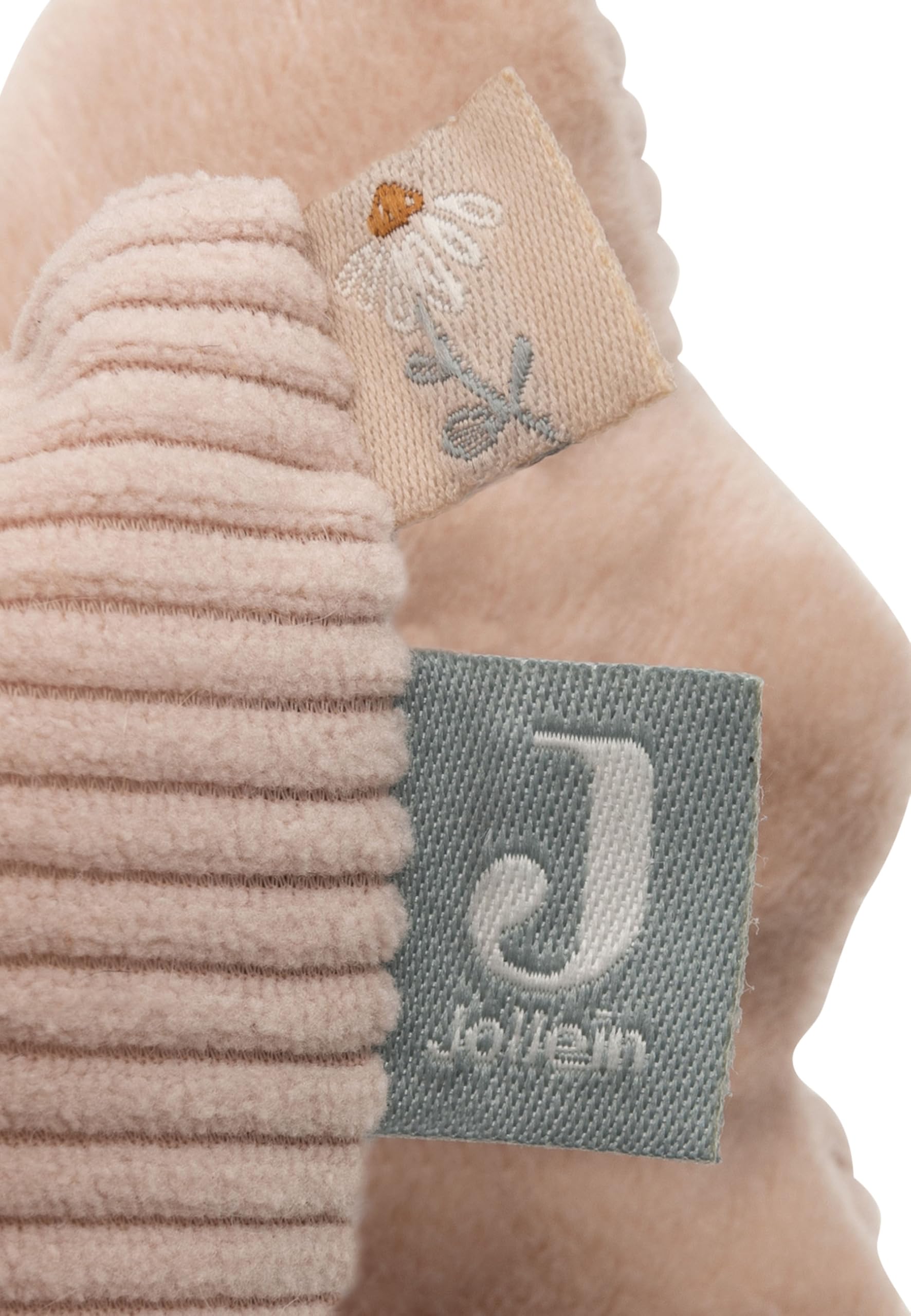 Jollein Pozytywka Baby - Lovely Birds - materiałowa zawieszka muzyczna - dla dziewcząt i chłopców - zabawka muzyczna dla niemowląt