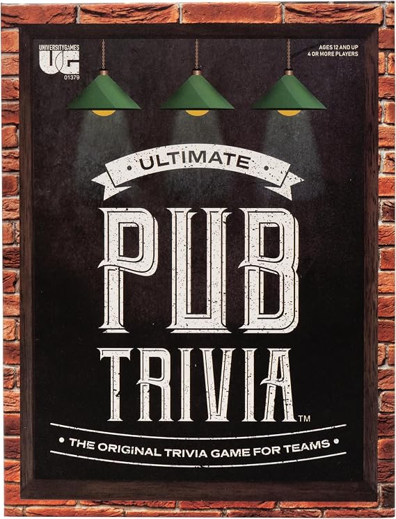 Ultimate Pub Trivia Party Game, Bar-Style Quiz for Adults, Ages 12+