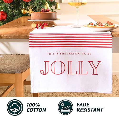 Miniatura 5 de Folkulture Juego de 6 manteles individuales de Navidad, 14 x 19 pulgadas, 100 % algodón, lavables o bohemios, manteles individuales de invierno a