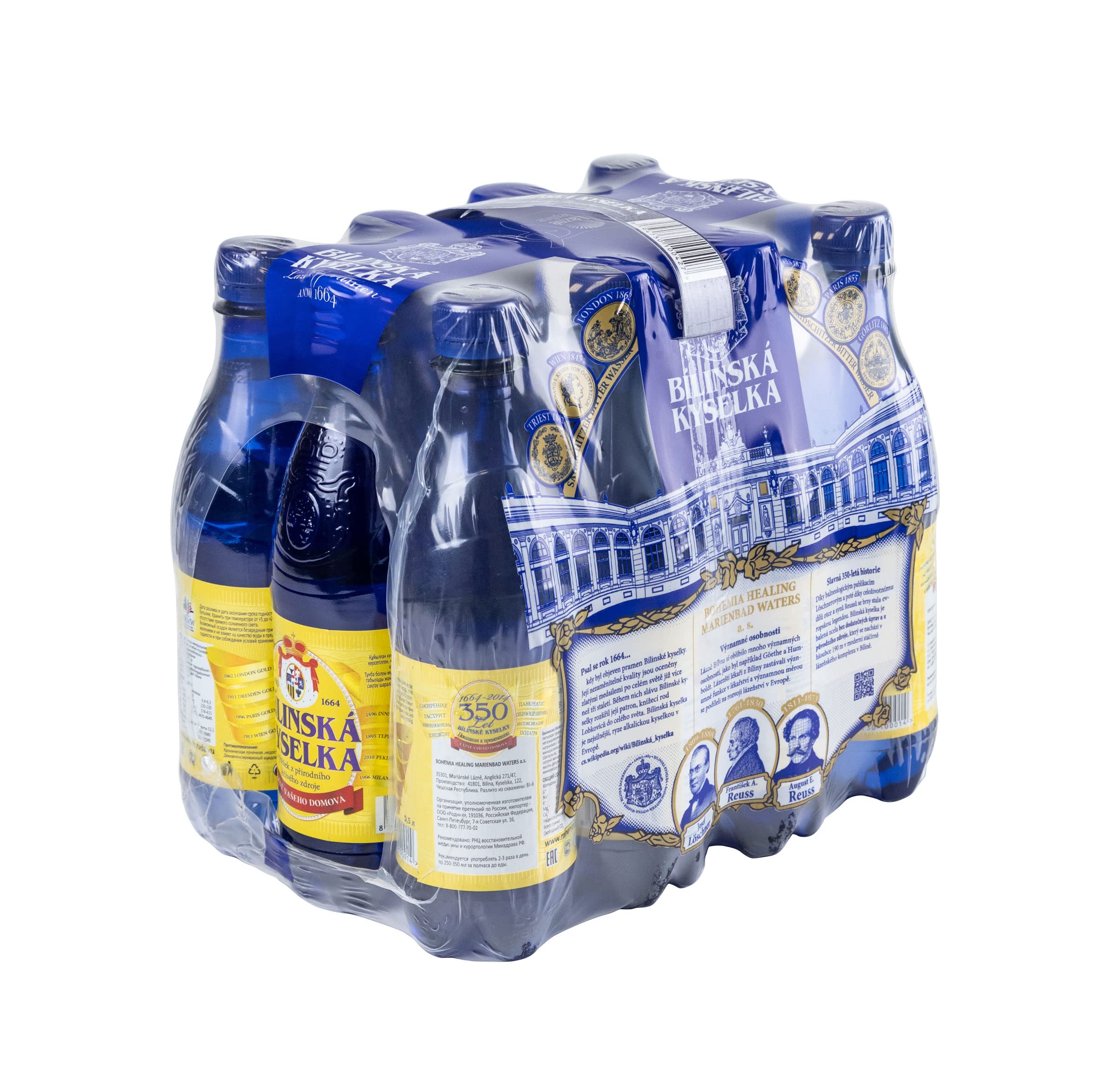 Bilinska Kyselka klassisches natürliches Mineralwasser - 12 er Pack
