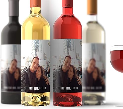 Miniatura 4 de Etiqueta de vino con foto - Etiqueta de vino personalizada - Etiqueta de vino personalizada - Etiqueta de vino de boda - Regalo de vino - Regalo