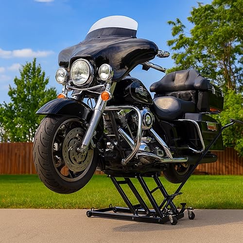 Miniatura 7 de Black Widow BW-0101 elevador hidráulico para motocicleta