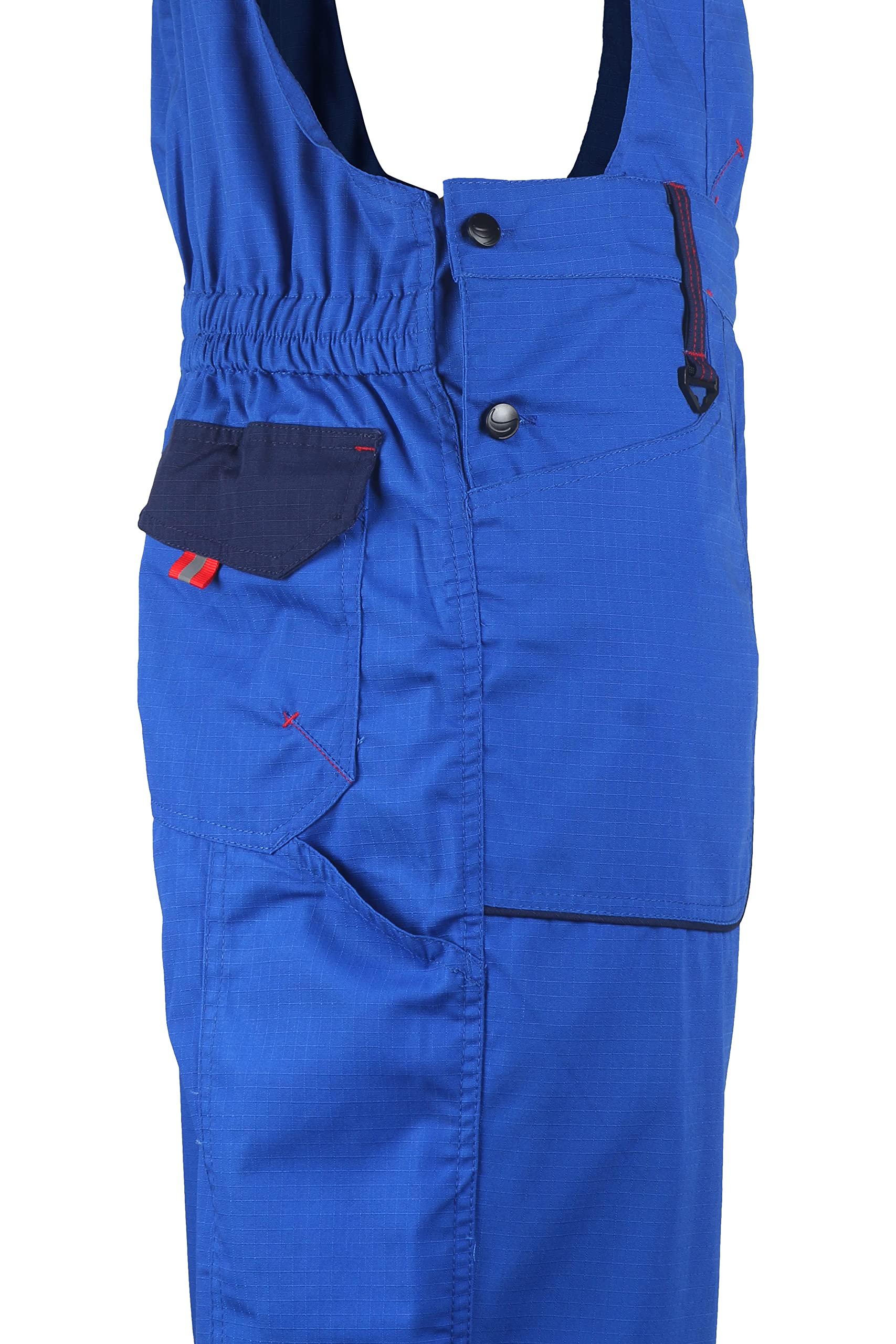 Prisma Peto de Trabajo para Hombre - Resistentes y con numerosos Bolsillos - Azul Real - 62