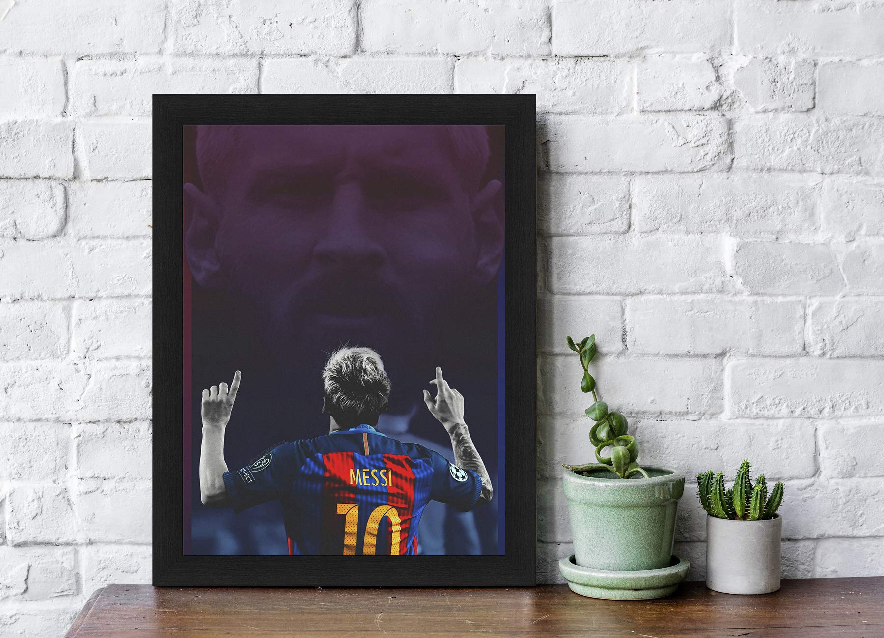 Interio Crafts Lionel Messi Argentine Professional Footballer,Wall Frame Poster for Room and Office (12 X 8 inch, Multicolour, Sports) (B01N0UNH43) Amazon Price History, Amazon Price Tracker